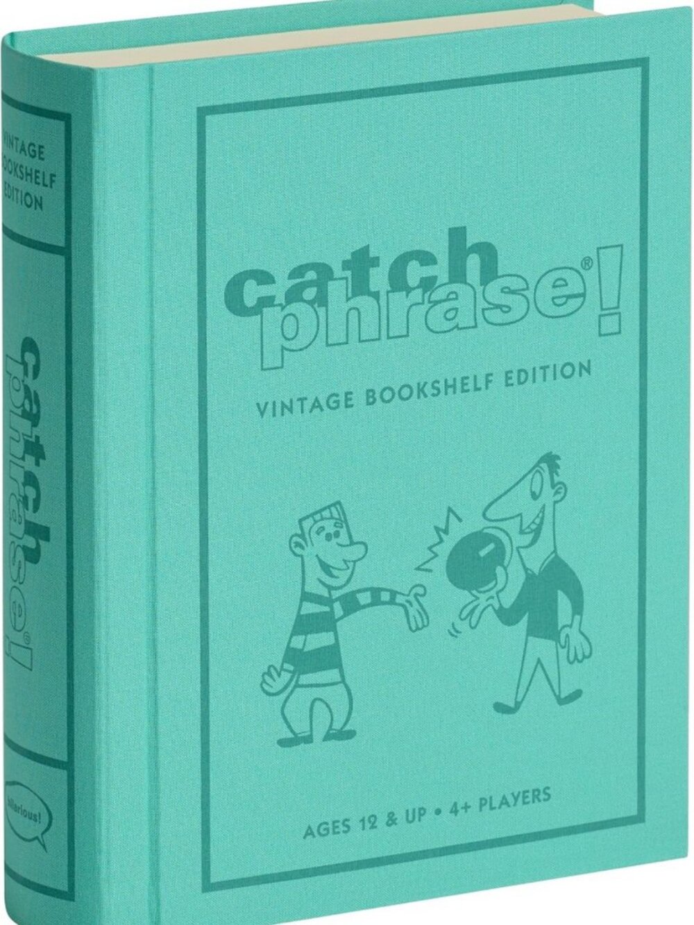 Vintage Catch Phrase Game in Linen-Wrapped Case - Classic Party Game, 2300